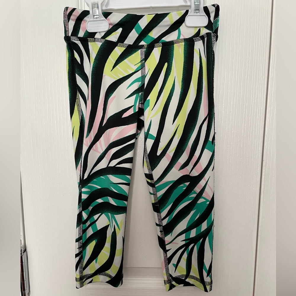5 for $10🟢 Ideology Tropical Print Toddler Active  Leggings. 4T. EUC.